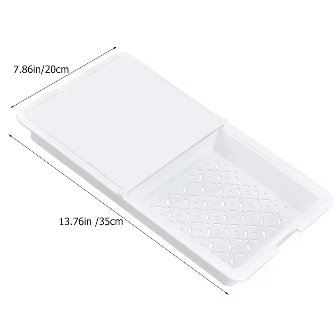 Foldable Cutting Board With Strainer, 2 in 1 Multipurpose Cutting Board, Vegetable Chopping Board With Drain Basket