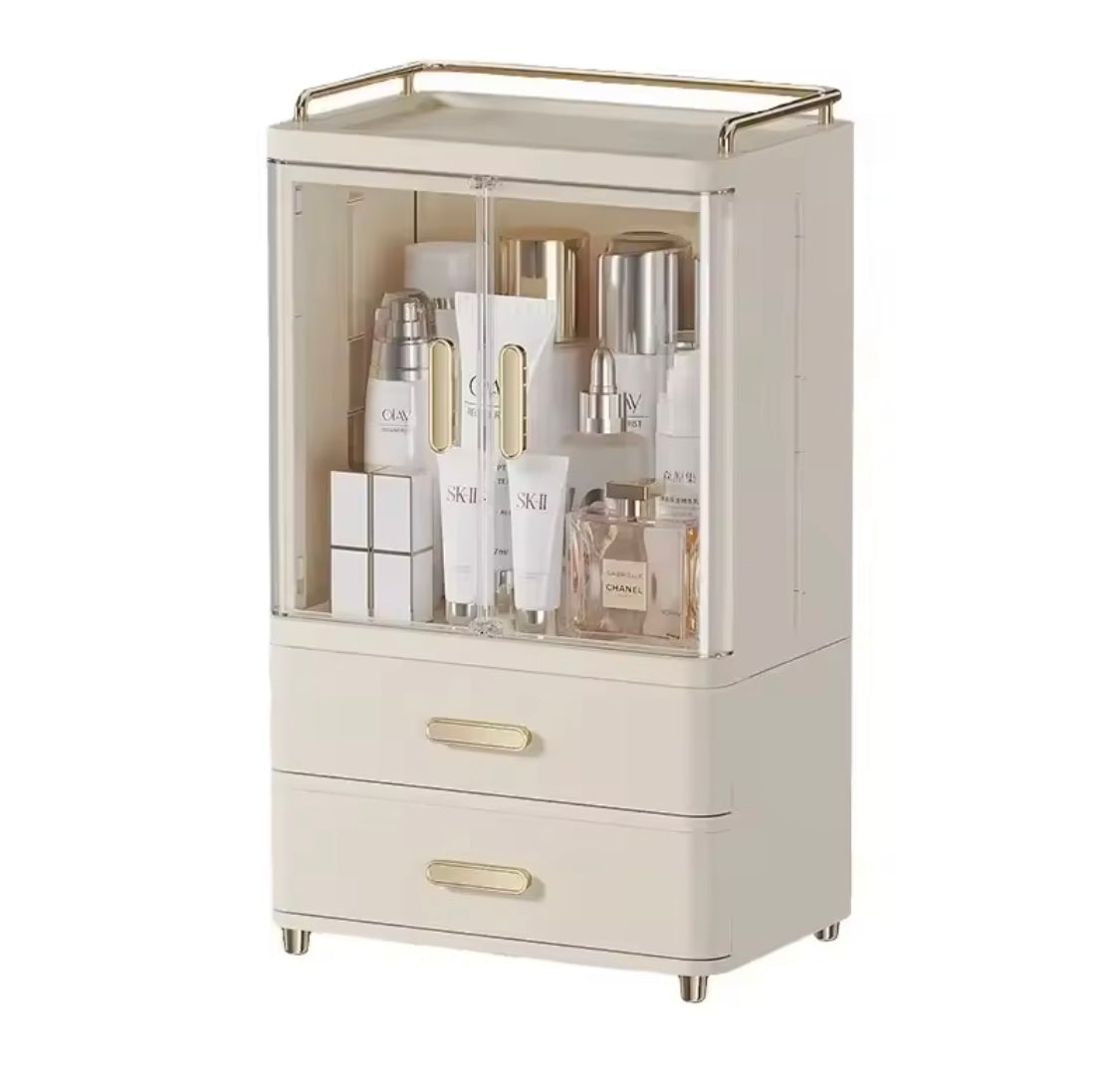 Skin Care Product Storage Box, Desktop Cosmetics Storage Box, Large Capacity Makeup Brush Rack