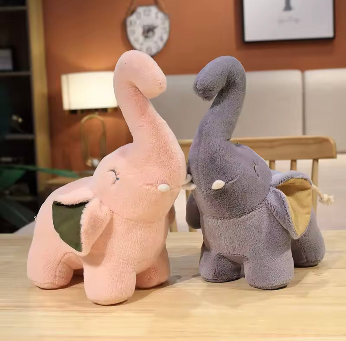 30cm Elephant Plush Toy, Home Decor Happy Elephant Doll For Kids, New Style Elephant Plush Toy