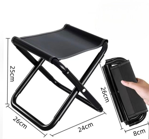 Ultra Lightweight Compact Folding Stool, Space Saving Travel Chair, Multifunctional Outdoor Picnic Camping Folding Chair