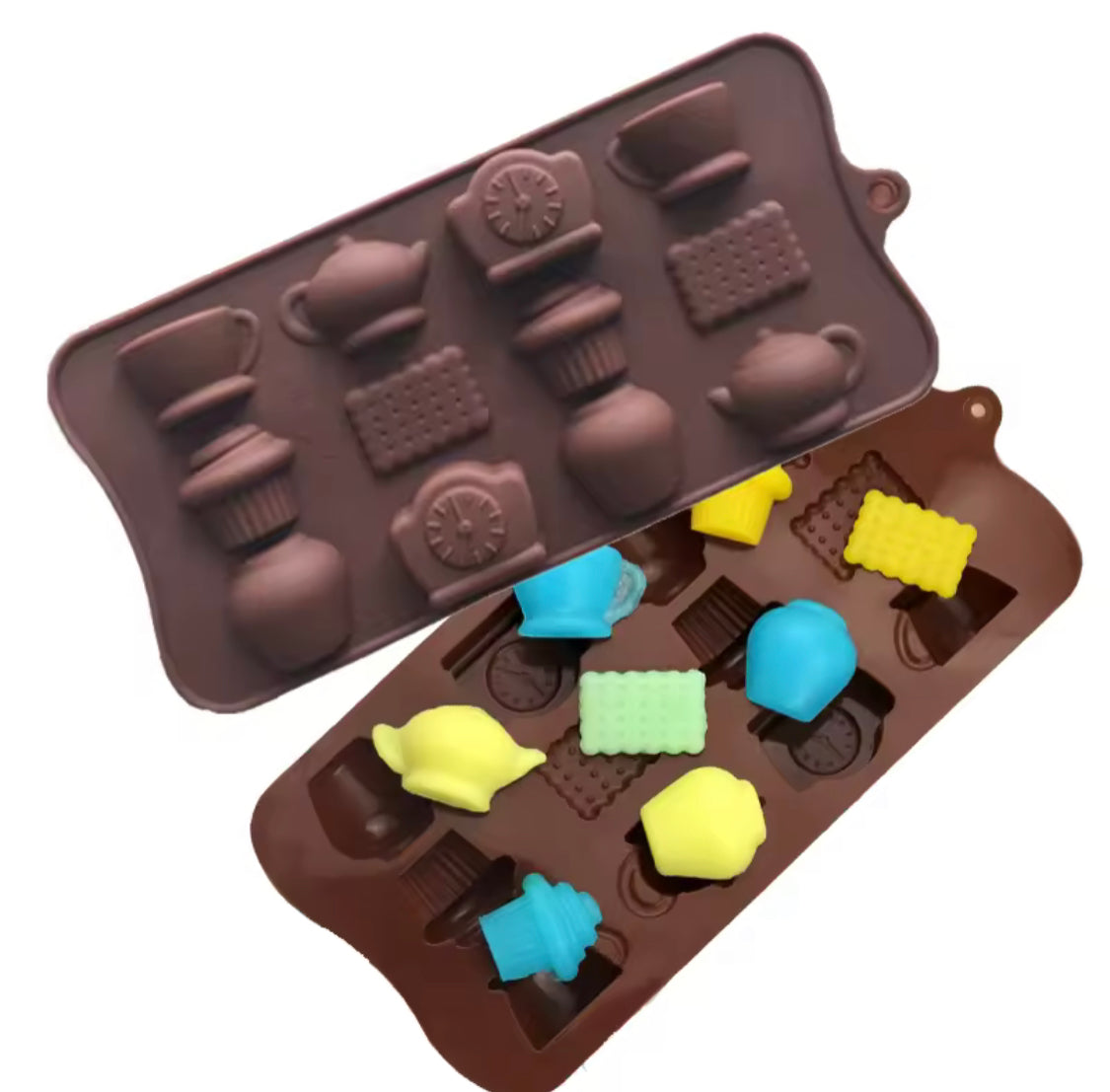 Silicone Chocolate Candy Molds, Fondant Patisserie Candy Bar Mold, Non Stick Cake Decoration Mold