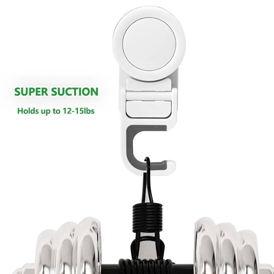 Suction Cup Mop Holder, Wall Mount Broom Holder, Mop Handle Hanger, Household Cleaning Organizer Holder