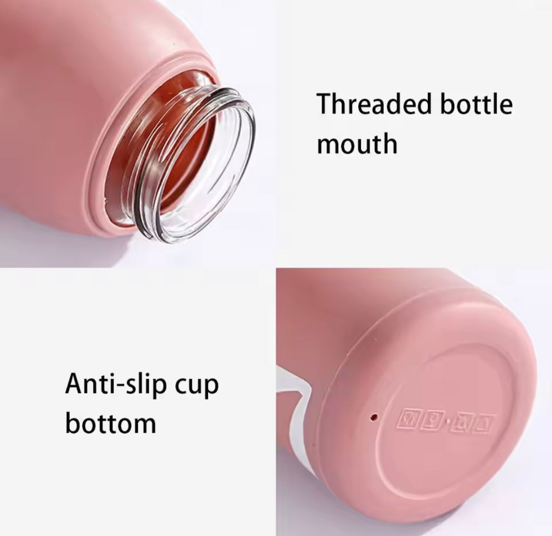 Cute Cartoon Design Water Bottle, Kids Drinking Thermos, Portable School Water Mug