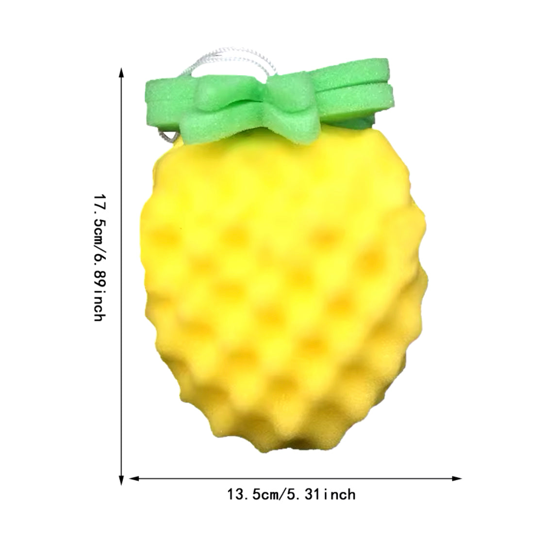 Pineapple Shape Sponge, Kitchen Cleaning Dishcloths, Fruit Shape Thickening Sponge Scouring Pad