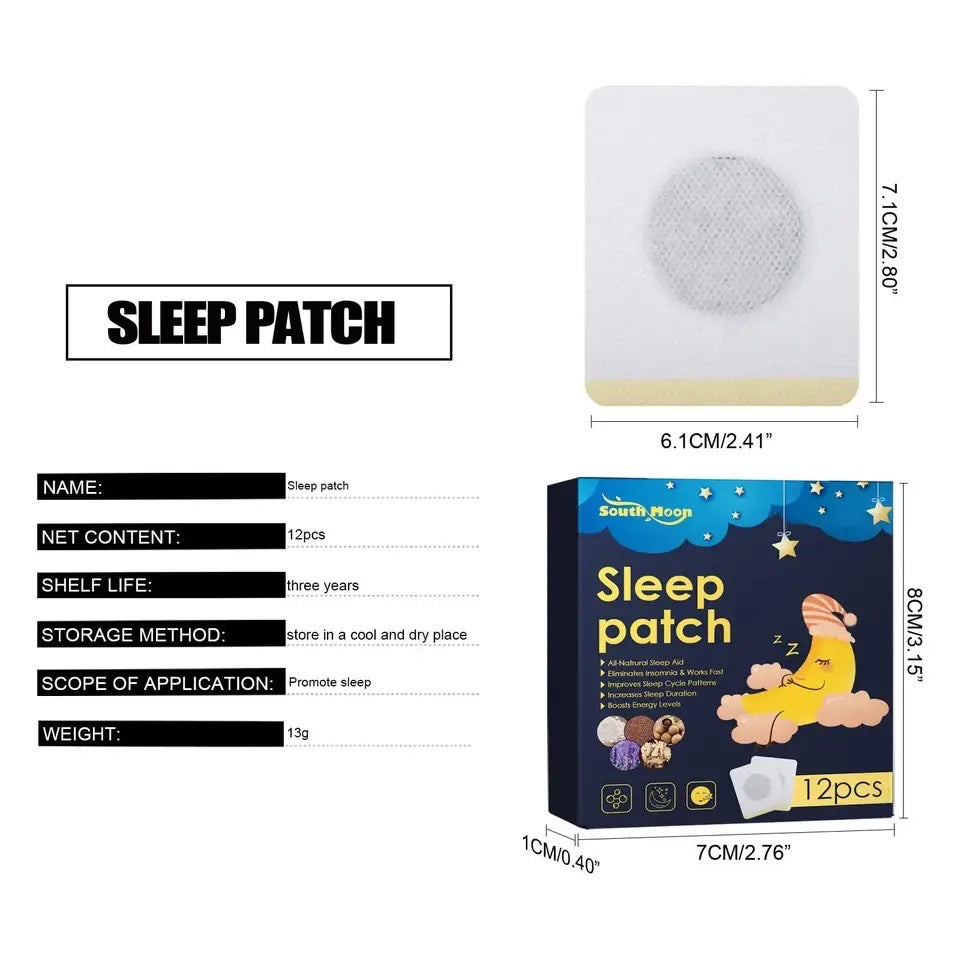 10pcs Herbal Sleeping Patch,  Fast Sleep Aid Stickers, Anxiety Improve Insomnia Sticker