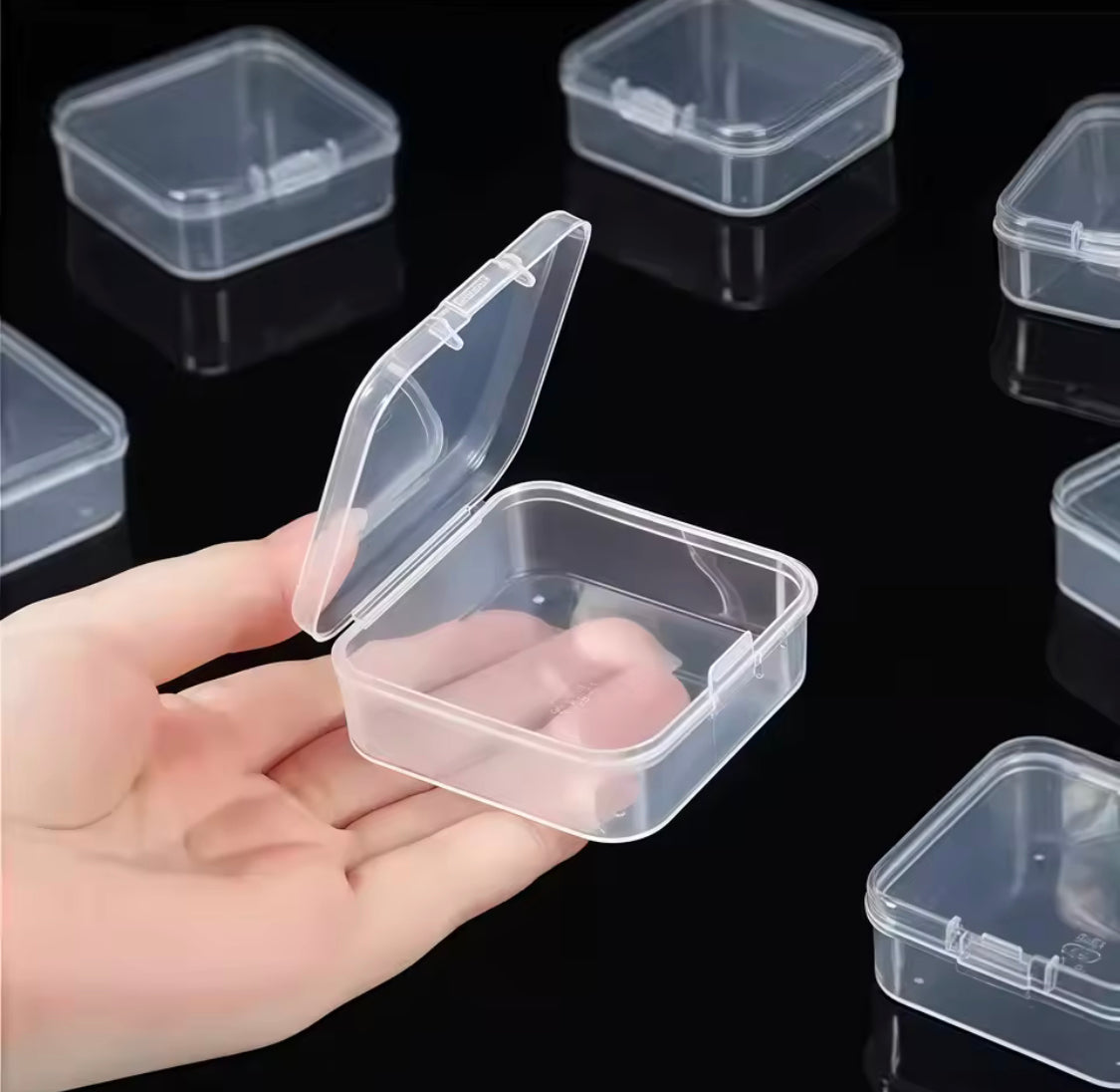 Transparent Bead Storage Organizer Box, Multi Compartment Craft Organizer, Mini Bead Collection Organizer