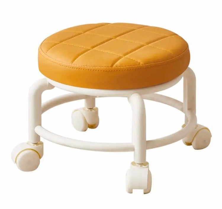 Multifunctional Rolling Round Stool, Universal Mini Stool For Kids, Household Small Sofa Stool