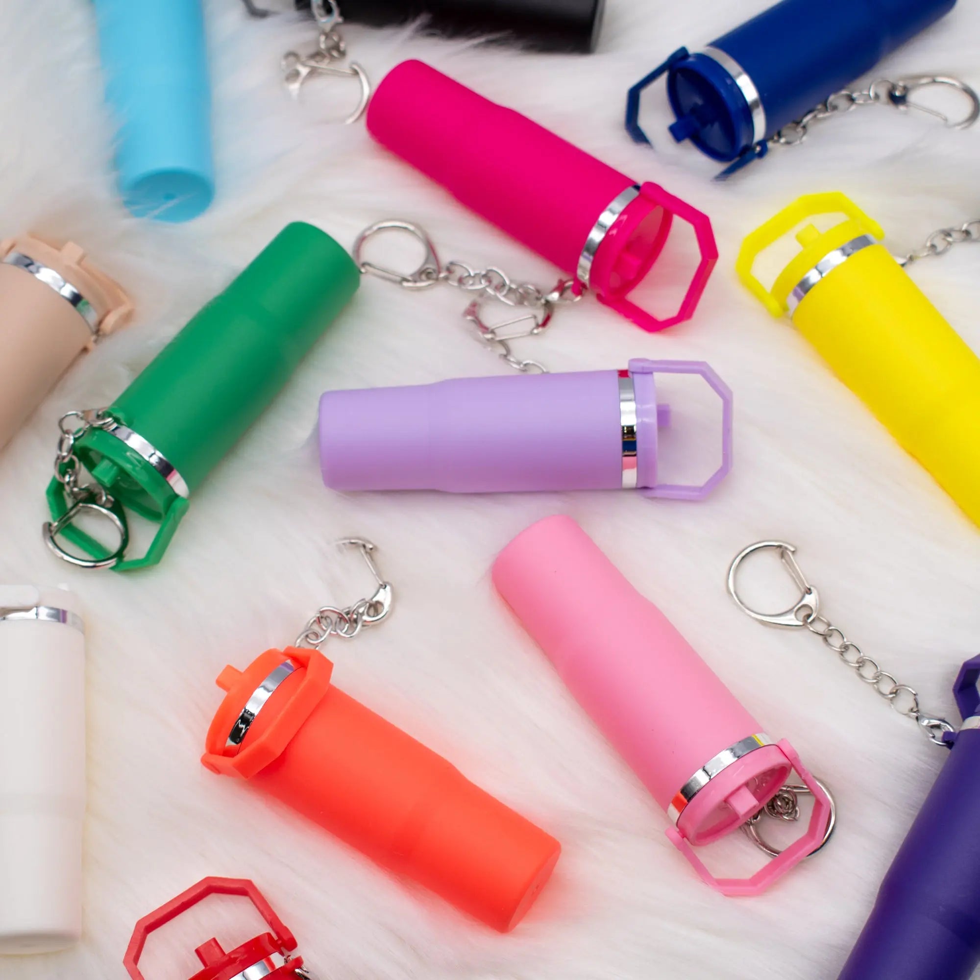 New Mini Stanley Keychain, Colorful Mini Tumbler Keychain, Tumbler Keychain For Handbag