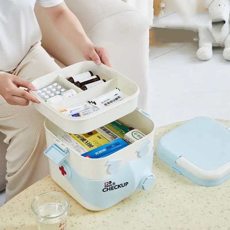 Mask Medicine Box, Small First Aid Kit Medicine Storage Box