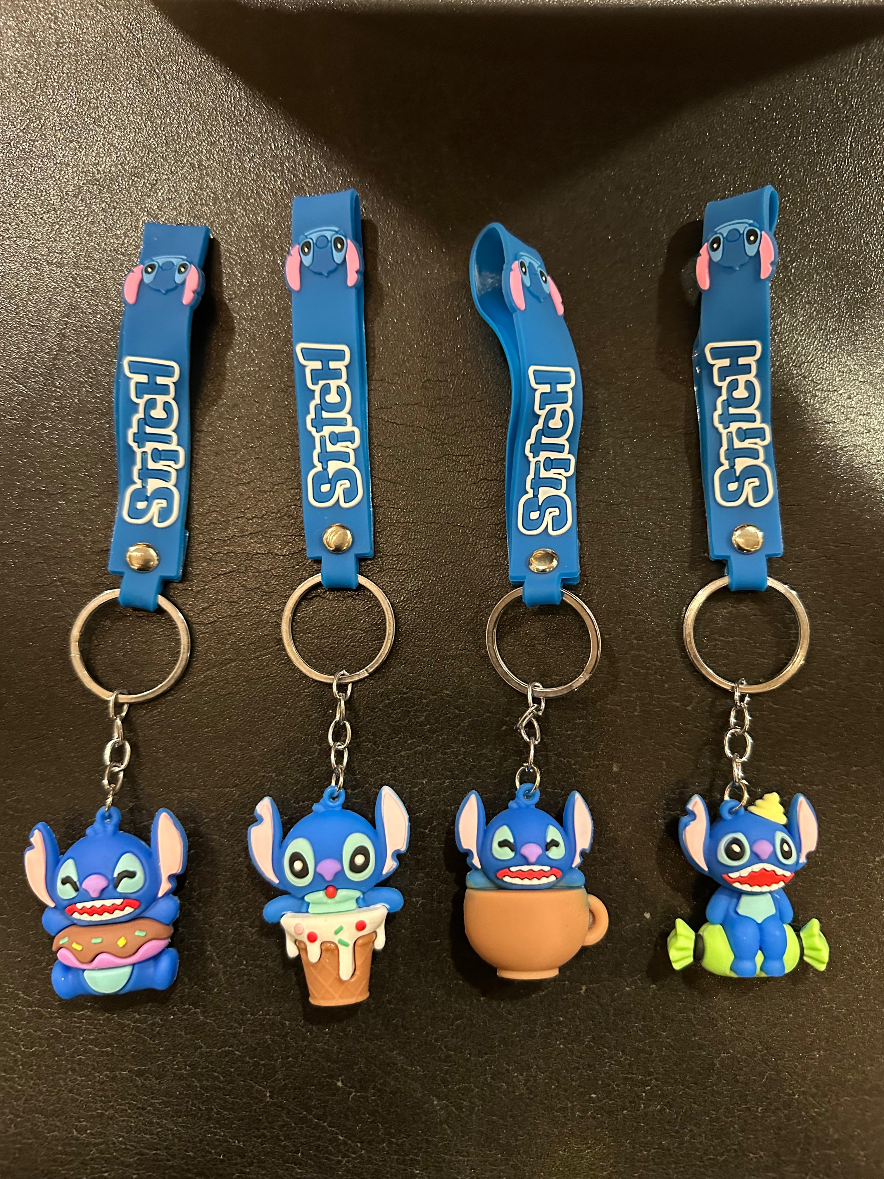 Set Of 3 Cute Anime Keychains, Kawai Cartoon Hanging Keychains, Cute Doll Ornament Keychains