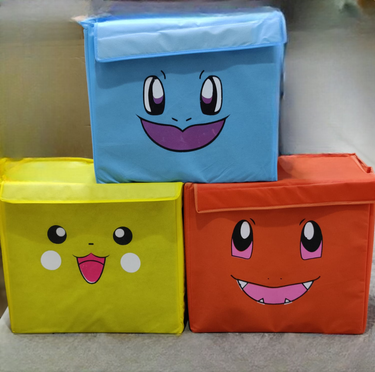 Kid Toys Organizer Storage Box, Cabinet Wardrobe Storage Bag, Cube Shape Storage Closet Organizer