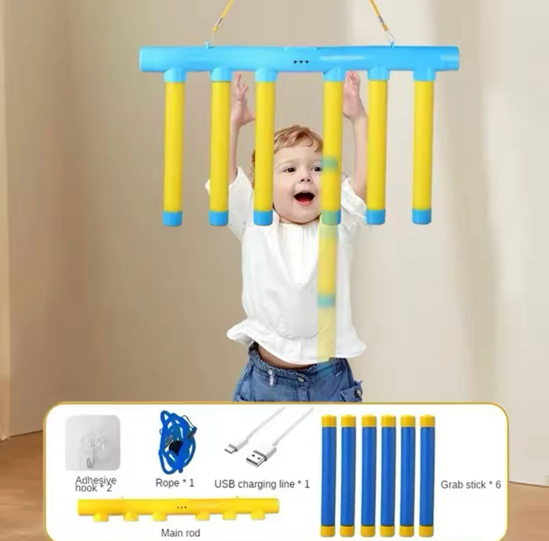 Kids Falling Sticks Dropping Game, Focus Concentration Stick Game Machine, Challenge Falling Sticks Game