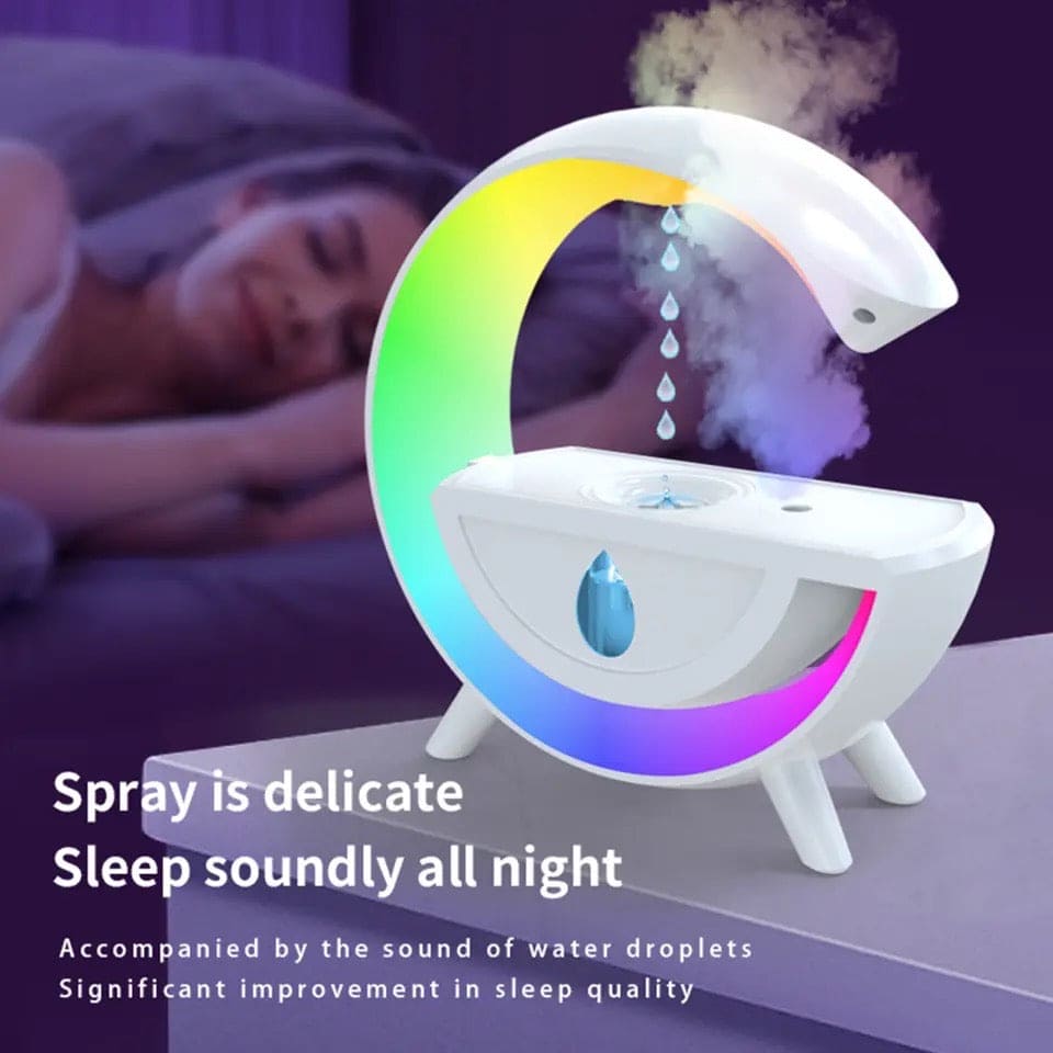 G Lamp Diffuser, Anti Gravity Humidifier, Water Drop Levitating Countercurrent Humidifier, LED Night Light Water Drop Sprayer, Table Lamp Home Office Sprayer, Water Droplet Mist Maker, Creative Aromatherapy Machine Home Fogger Diffuser