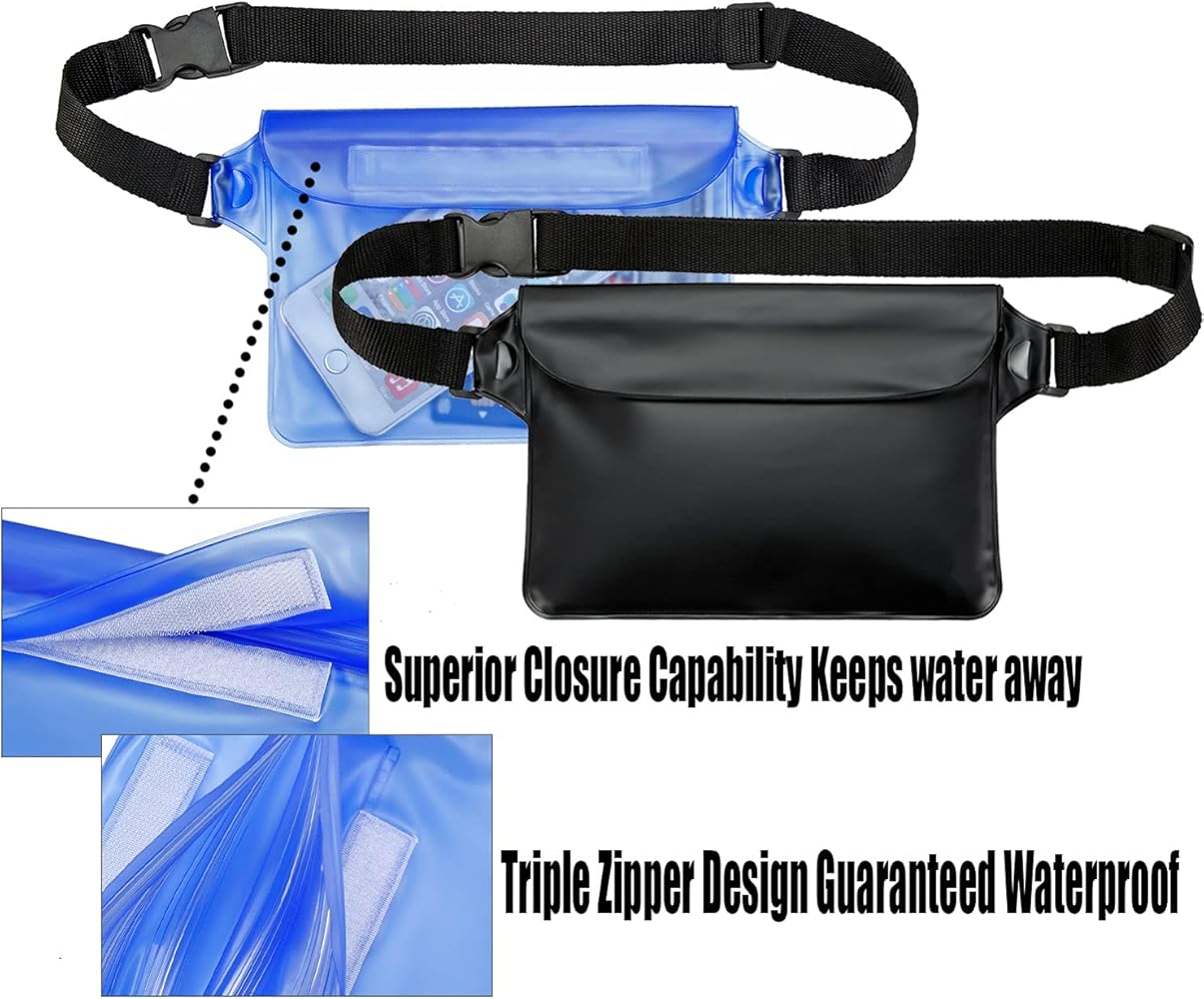 Waterproof Swimming Sport Waist Pack Bag, Underwater Drying Shoulder Waist Bag, Skiing Snowboard Underwater Shoulder Bag