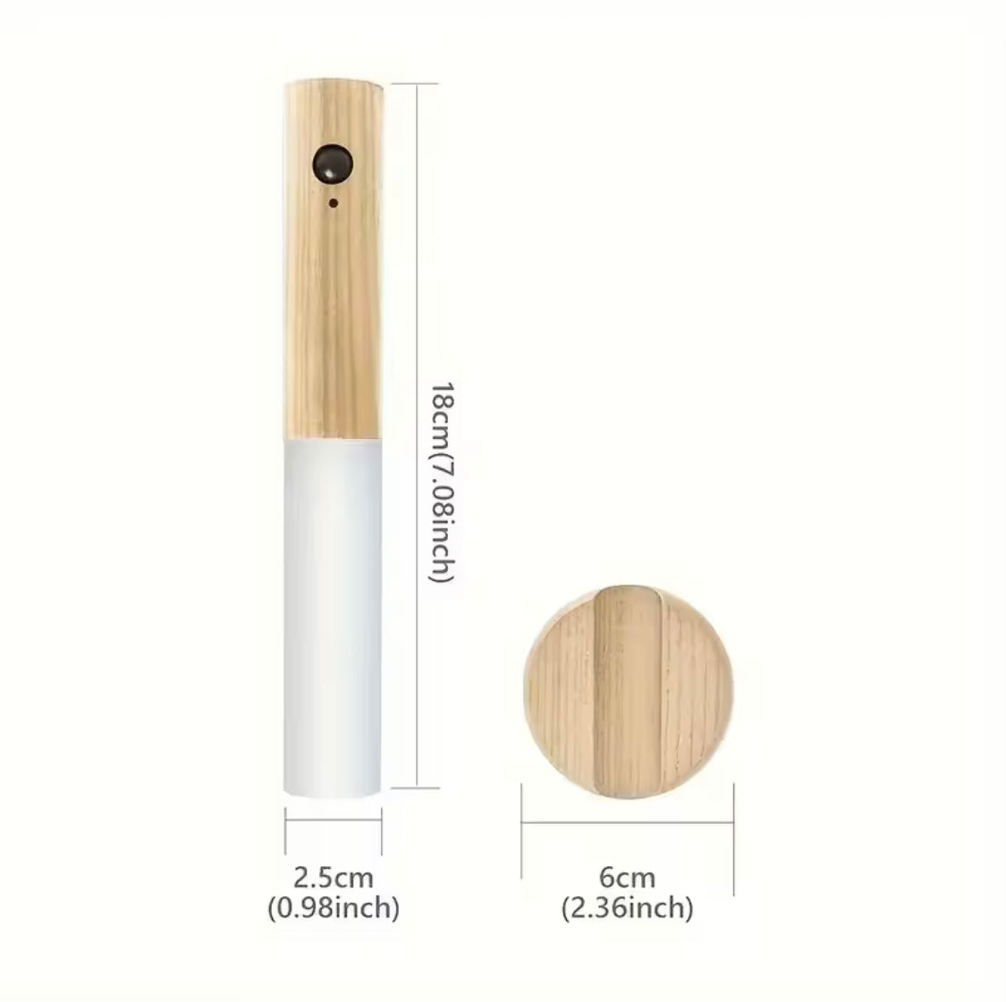 Smart Motion Sensor Night Light, LED Rechargeable Magnetic Wall Lamp, Portable Hallway LED Night Light