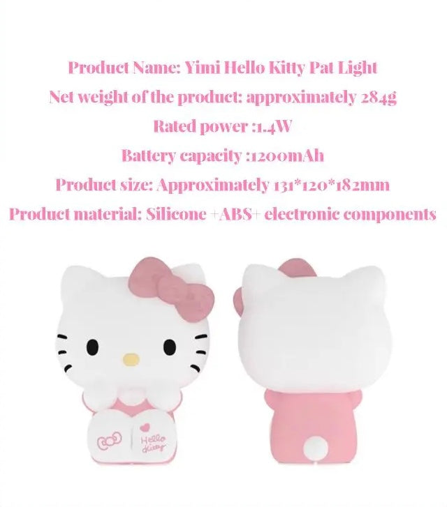 Cute Silicone Hello Kitty Lamp, Kawai Hello Kitty Light, Hello Kitty Cute Bedside Lamp
