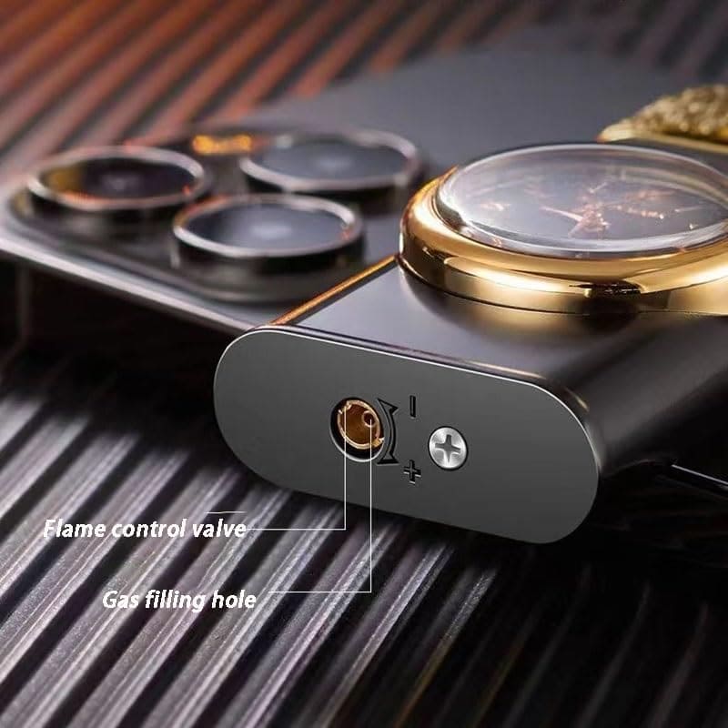 Eagle Head Double Flame Lighter, Metal Torch Turbo Double Fire Lighter, Kitchen Outdoor Portable Barbecue Camping Cigar Lighter, Windproof inflatable Lighter, Refillable Windproof Straight Flame Lighter