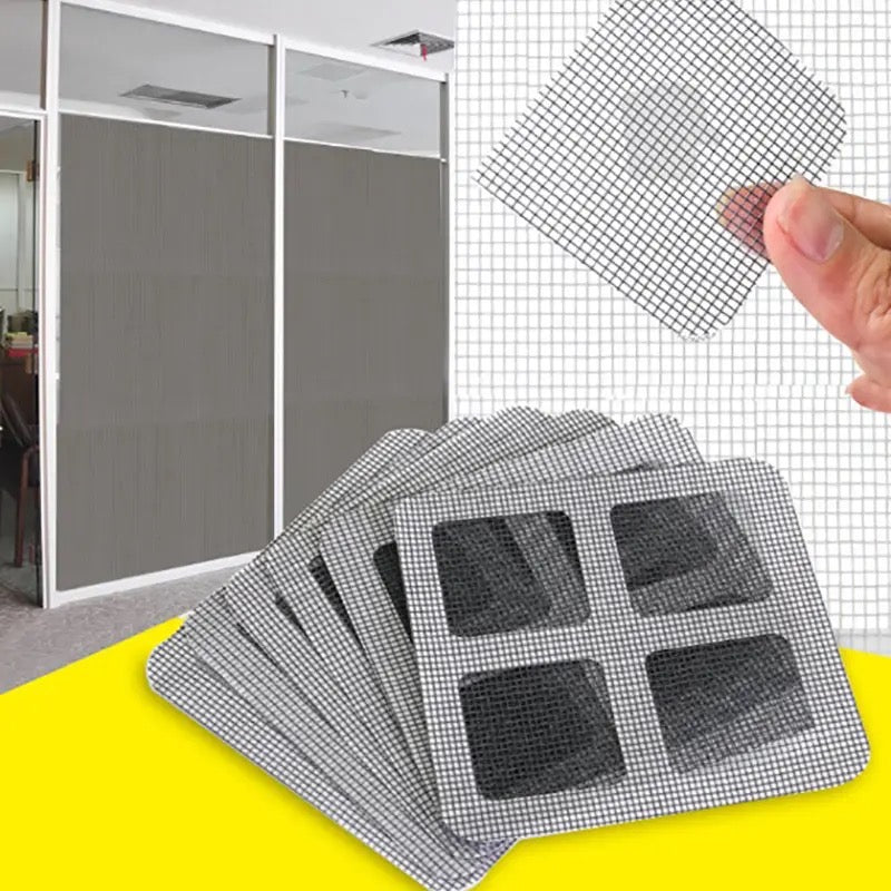 Window Net Mesh Sticker, Self Adhesive Hair Drain Sticker, Window Screen Repair Tape, Multifunctional Floor Drain Patch, Anti Blocking Wires Patch, Kitchen Bathroom Shower  Sticker