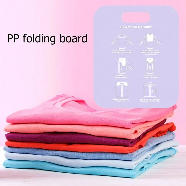 Set Of 2 Clothes Folding Board, Lazy Stacking Clothes Tool, Clothes Storage Organizing Board, Clothes Shirt Folding Board, Adult Clothes Shirts Folding Board, Household T-Shirt Folding Board