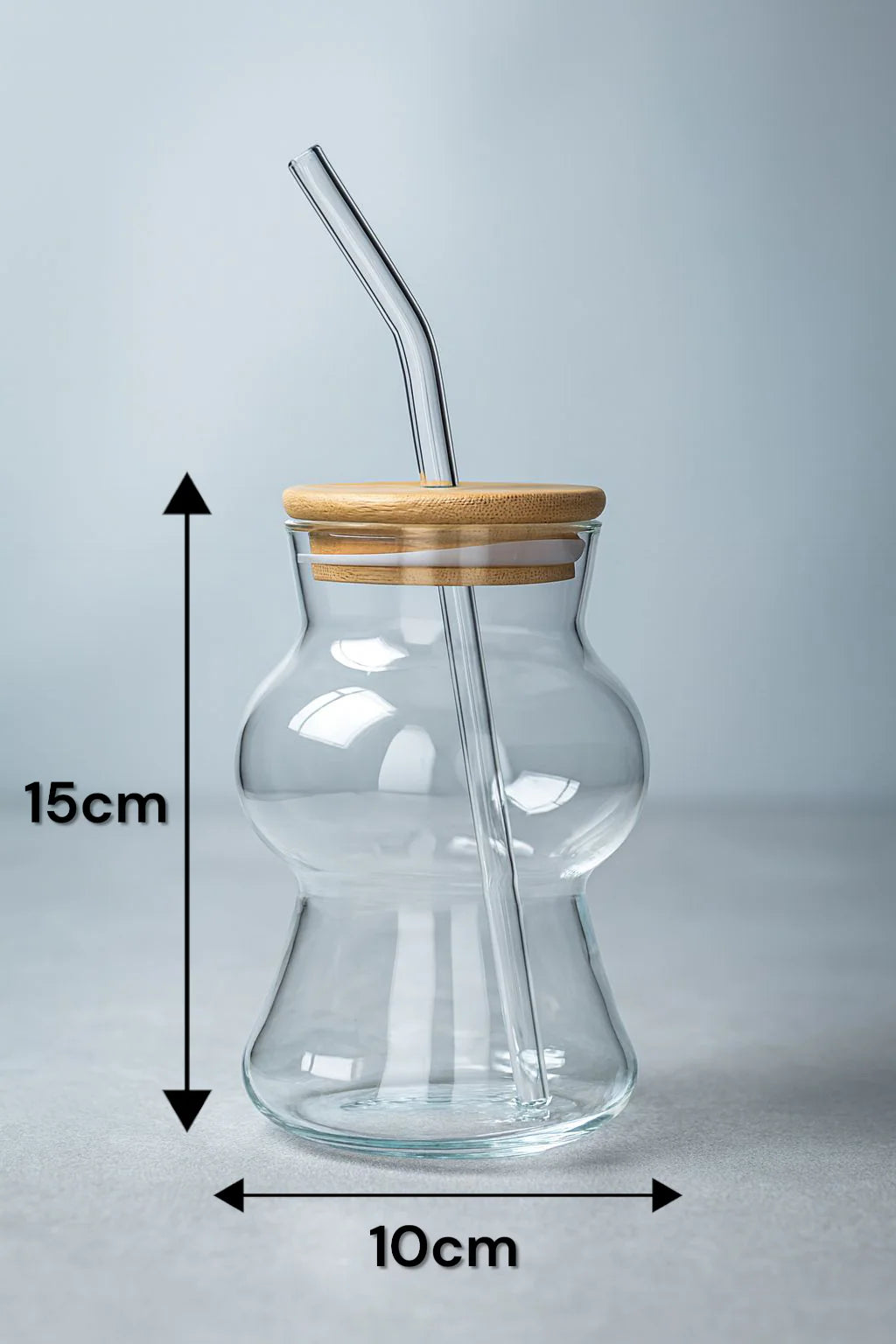 Fancy Coffee Cup With Straw, Boba Tea Glass, Fancy Beverage Container, Travel Glass Mug