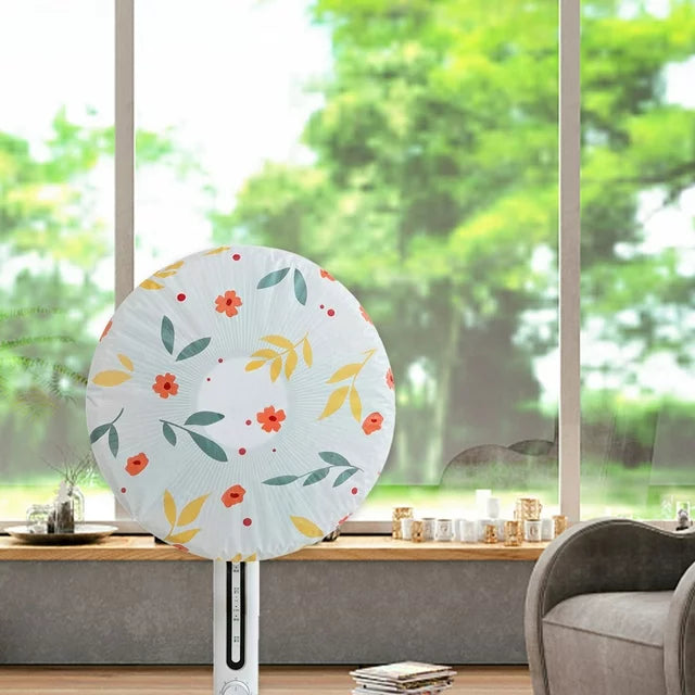 Pedestal Fan Cover, Electric Fans Round Dustproof Cover, Summer Reusable Fan Dust-proof Mesh Cover, Household Floor Electric Fan Dust Cover, Waterproof Dustproof Stand Fan, Home Floor Fan Washable Cover