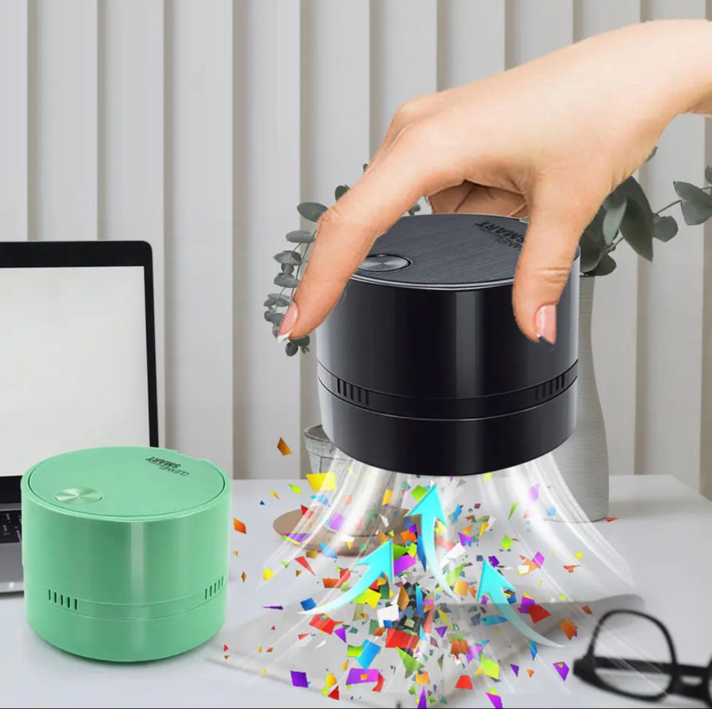 Mini Desktop Vacuum Cleaner, Portable Dust Remover, Handheld Table Key ...