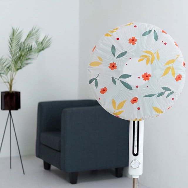 Pedestal Fan Cover, Electric Fans Round Dustproof Cover, Summer Reusable Fan Dust-proof Mesh Cover, Household Floor Electric Fan Dust Cover, Waterproof Dustproof Stand Fan, Home Floor Fan Washable Cover