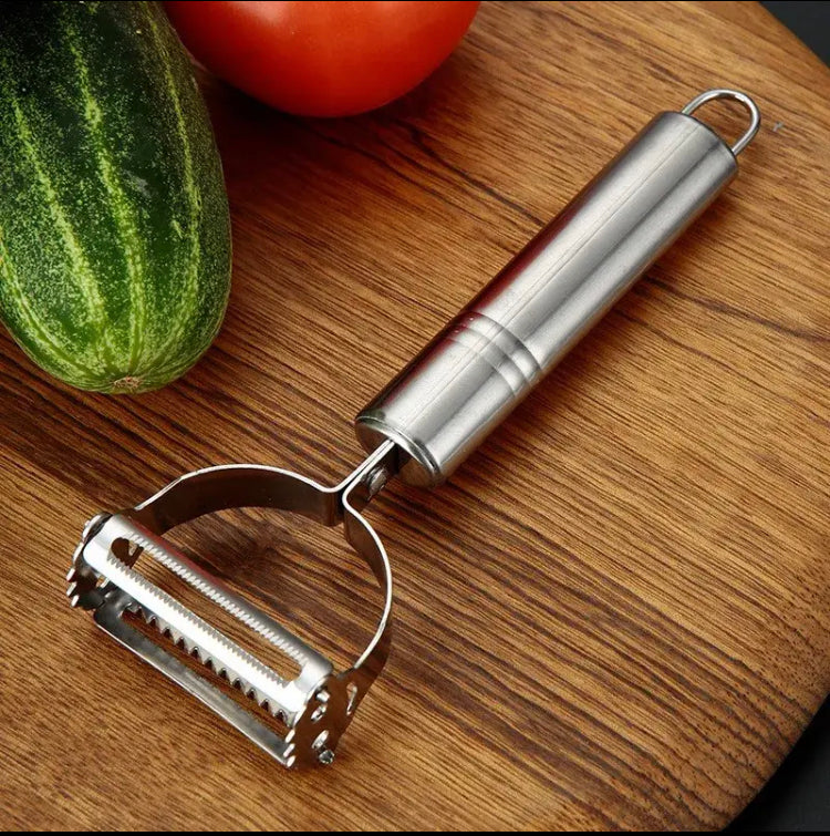 Versatile Stainless Steel Peeler, Kitchen Vegetable Tool Set