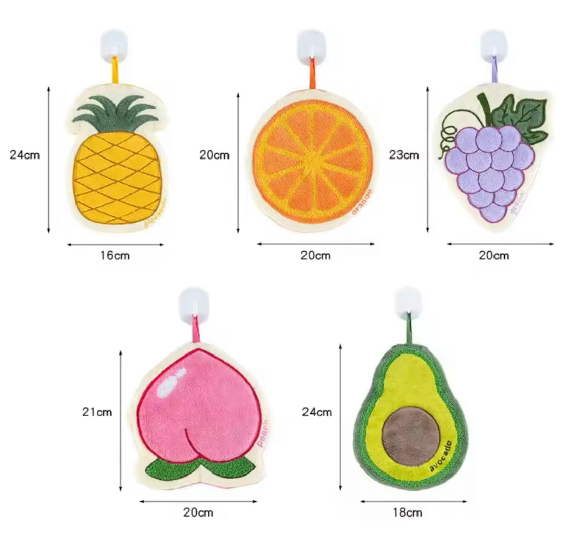 Kitchen Fruit Hand Towel, Quick Drying Kitchen Wiping Towel, Kitchen Cleaning Towel, Kitchen Accessories