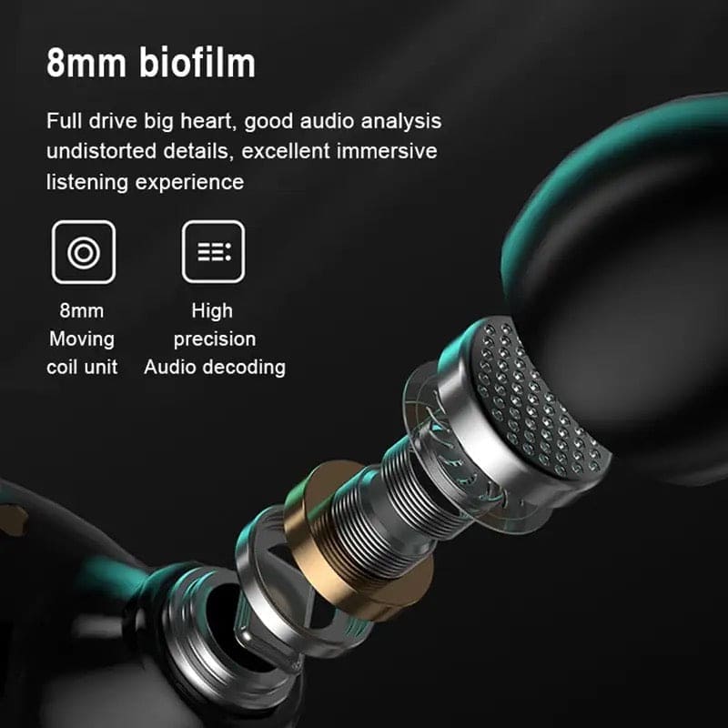 M25 Gaming Wireless Earbuds, TWS Wireless Headphones Earphones, Bluetooth Touch Control Noise Reduction Stereo Earbuds, Stereo Sports Waterproof Earbuds With MIC