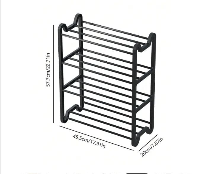 4 Layer Ola Shoe Rack, Multilayer Shoe Rack, Dormitory Door Simple Shoe Organizer, Student Shoe Rack Simple Shoe Holder, Expandable Adjustable Cabinet Shoe Cabinet