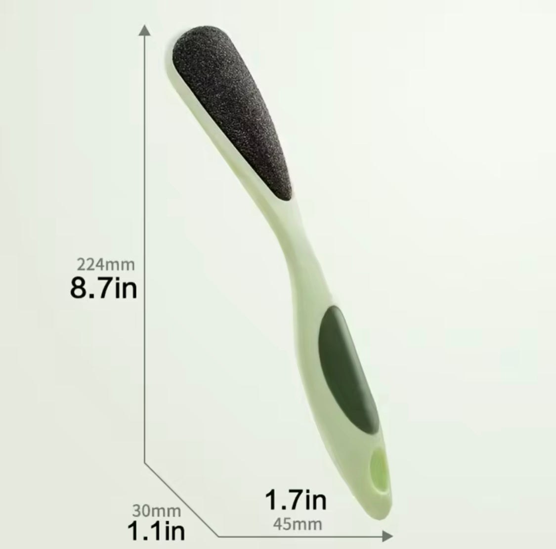 Double Sided Foot File Callus Remover, Dual sided Pedicure Trimmer With Long Handle, Portable Foot Dead Skin Remover Care Tool, Hard Skin Removers, Callus Dead Skin Remover, Anti Slip Handle Pedicure Tool