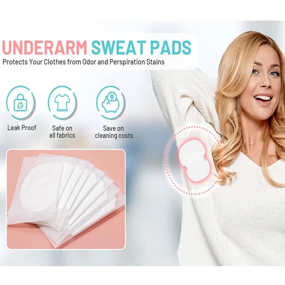 Set Of 10 Sweat Pads, Unisex Summer Deodorants Underarm Anti Perspiration Sweat Pads, Disposable Armpit Absorb Sweat Shield Pad, Cushion Clothes Sweat Wicking Pads