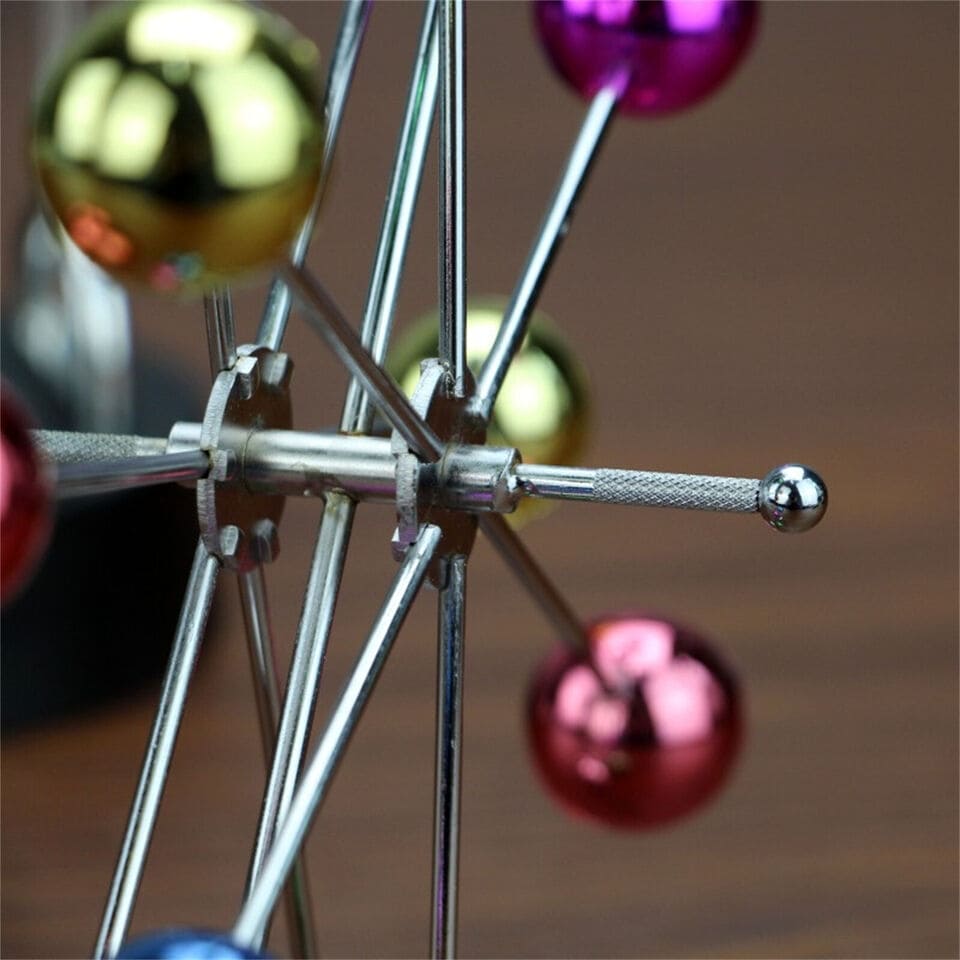 Magnetic Ferris Wheel, Ornaments Home Decor, Rotation Ferris Wheel Desk Toy, Perpetual Motion Physics Science Toy, Newton Pendulum Perpetual Motion Cradle