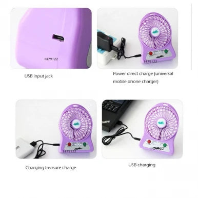 Mini Air Cooler Fan, USB Cooling Rechargeable Handheld Fan, Portable Outdoor LED Light Fan, Summer M Dormitory Desktop Fan,Multipurpose Mini Table Fan, Personal Cooling Fan with Night Light