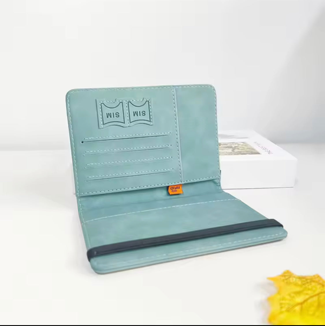 Vintage Style Passport Cover, Multifunction PU Leather Business Card Wallet, Travel Essential Cards Holder