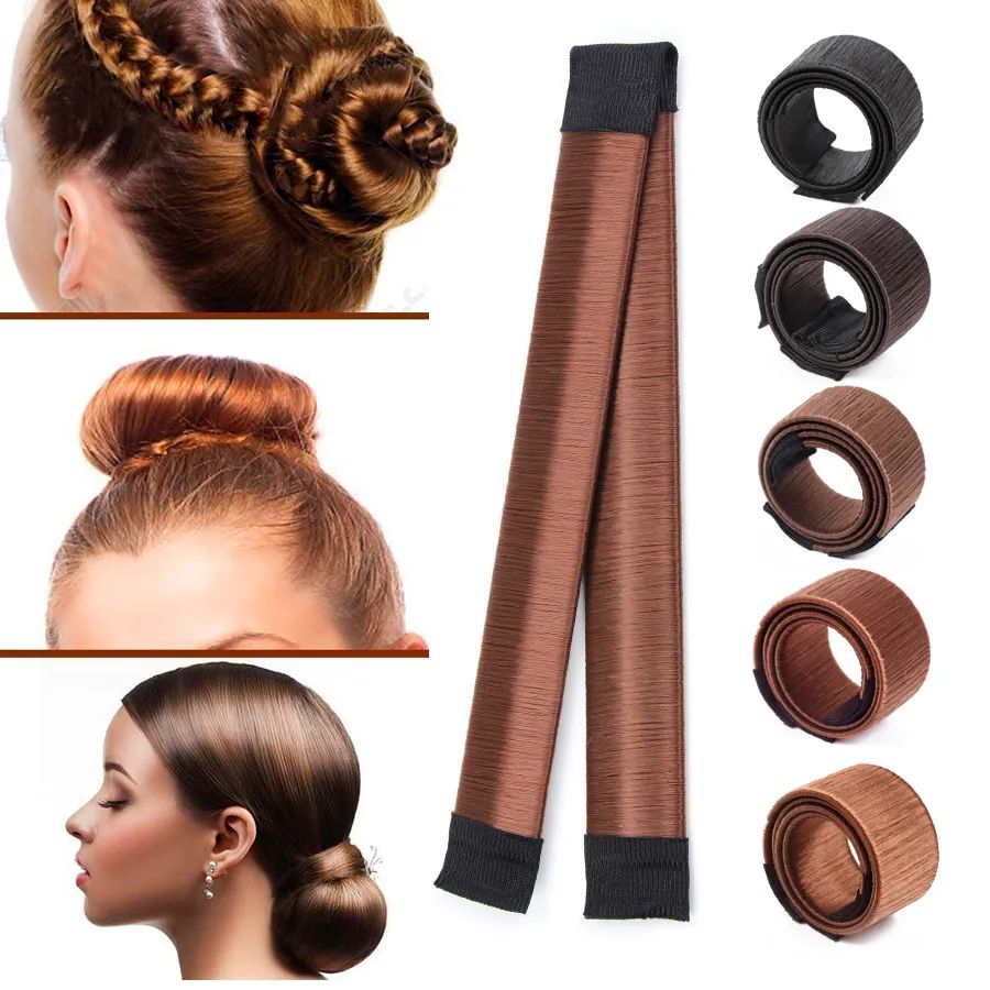 Women Hair Bun Maker, Deft Bun Twister Shaper, Magic Hair Bun Maker, Twist Sponge Dount Bun Hair Tool