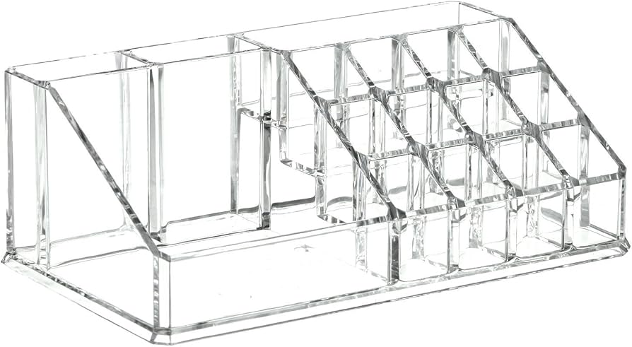 Multi Layer Makeup Organizer with Drawers, Elegant Clear Acrylic Vanity Organizer, Transparent Makeup Organizer with Drawers, Acrylic Lipstick & Cosmetic Organizer