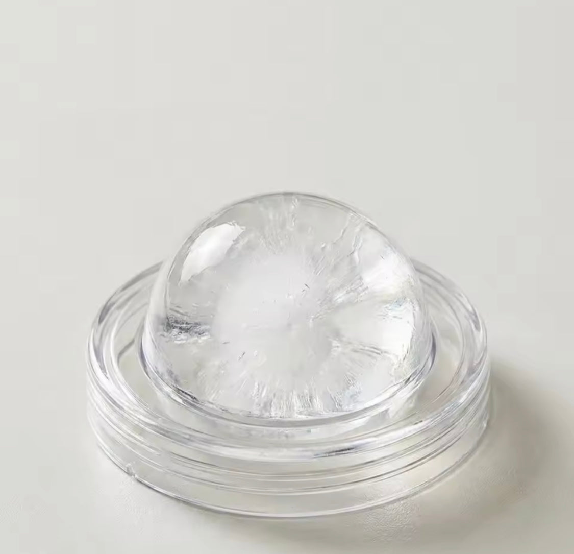 2 In 1 Collapsible Silicone Ice Ball Cup, Reusable Portable Ice Sphere Mold with Straw Lid, Portable Ice Ball Cup