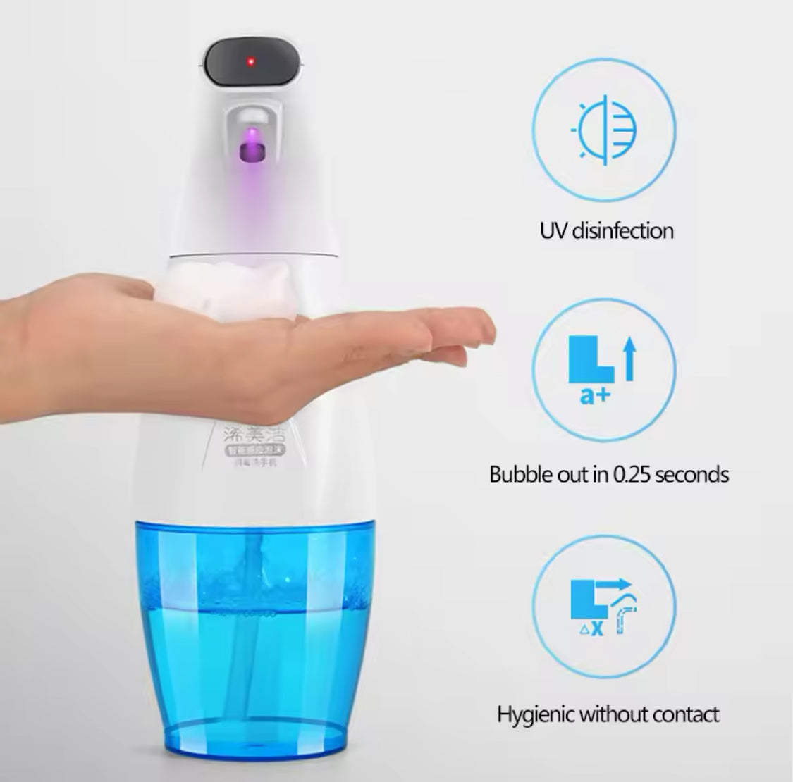 Automatic Liquid Dish Soap Dispenser, Soap Dispenser For Kitchen Bathroom, Smart Sensor Soap Dispenser