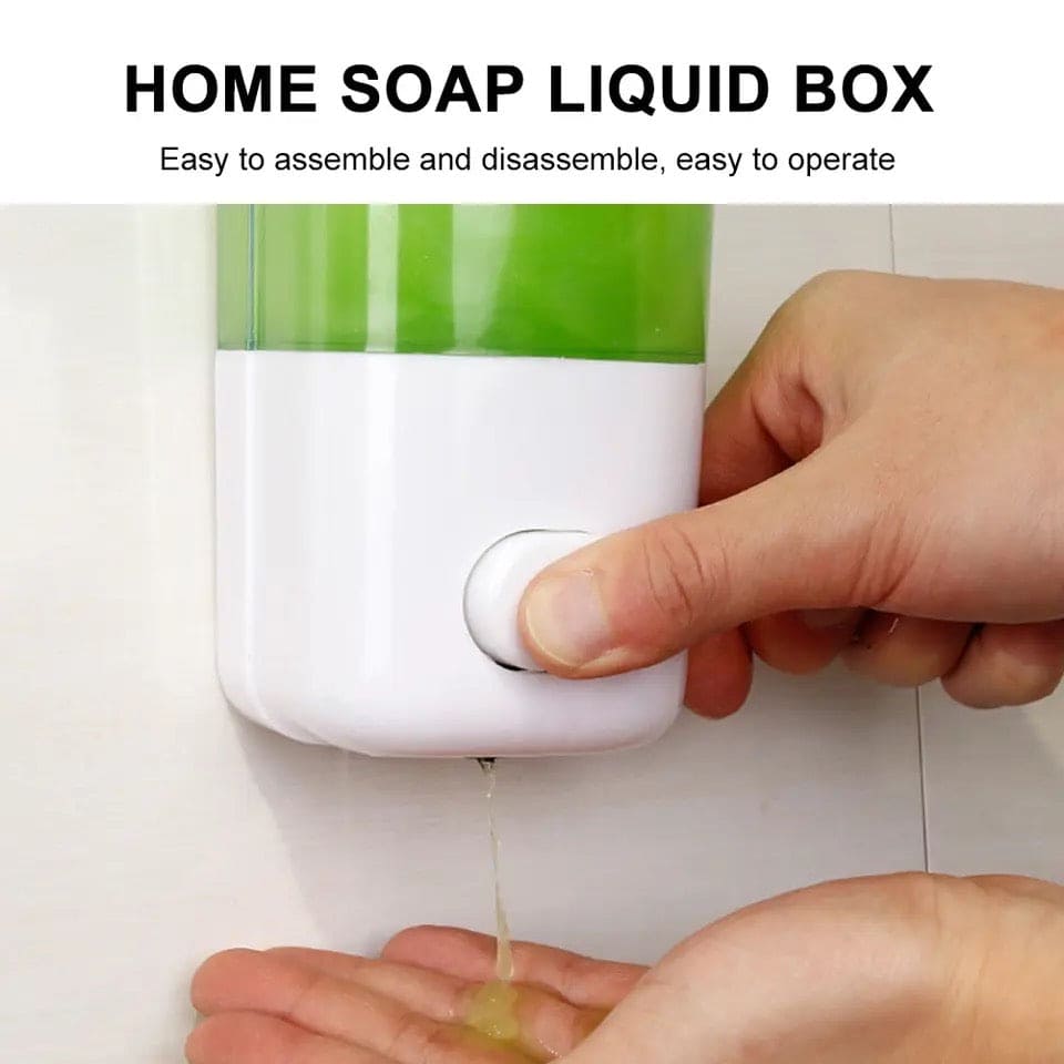 Hanging Soap Dispenser, 500ml Portable Soap Dispenser, Manual Hand Soap Dispenser, Wall Mounted Toilet Bathroom Shower Gel Dispenser