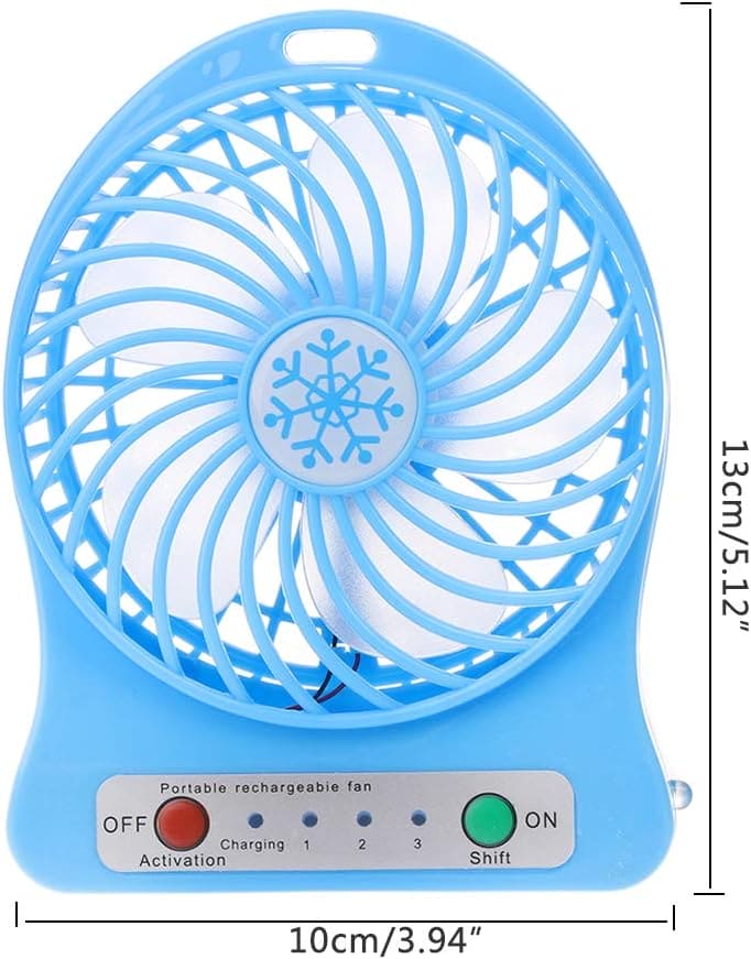 Mini Air Cooler Fan, USB Cooling Rechargeable Handheld Fan, Portable Outdoor LED Light Fan, Summer M Dormitory Desktop Fan,Multipurpose Mini Table Fan, Personal Cooling Fan with Night Light