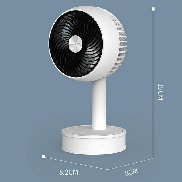 Mini Pedestal Fan, Desktop Cooling Fan, Portable Electric Fan, USB Charging Mini Fan