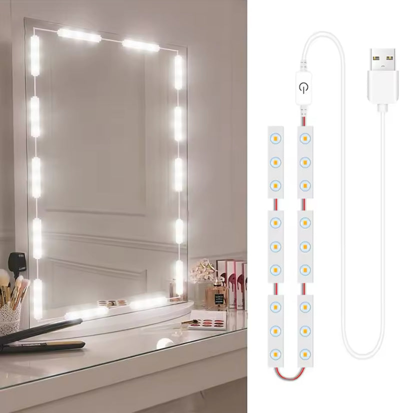 LED Strips Light, LED Makeup Mirror Light, USB LED Vanity Dim Lights, Dressing Table LED Lights, Vanity Mirror Light