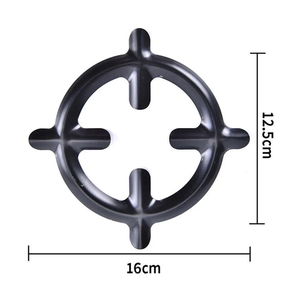 Black Mocha Pot Shelf, Universal Gas Stove Ring, Iron Gas Stove Cooker Plate, Portable Extended Stand, Iron Burner Holder Stable, Kitchen Stove Reducer Ring Holder