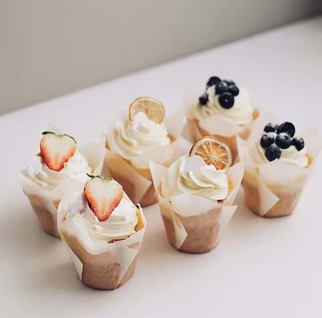 Tulip Shape Cupcake Liner Paper, Oil Proof Cupcake Baking Liner, Cupcakes Paper Molds, Muffin Cup Container