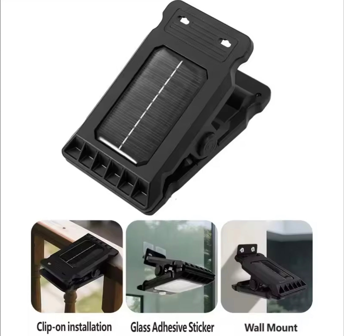 Outdoor Solar Clip Light, Waterproof Garden Solar Lights, Outdoor Solar Clip Lights