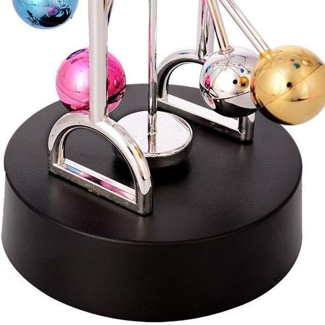 Magnetic Ferris Wheel, Ornaments Home Decor, Rotation Ferris Wheel Desk Toy, Perpetual Motion Physics Science Toy, Newton Pendulum Perpetual Motion Cradle