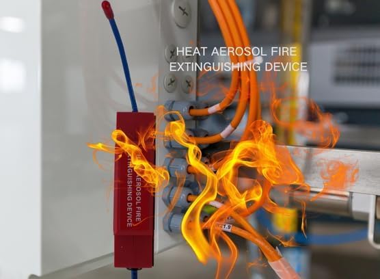 Electrical Panel Fire Extinguishing Device, Automatic Heat Activated Fire Suppression System,  Heat Aerosol Fire Extinguishers