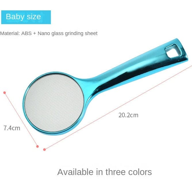 Double Sided Foot Filer, Portable Feet Rasp Grater, Callus Coarse Dead Skin Remover, Household Salon Pedicure Tool, Portable Handle Rub Pedicure Tool for Home